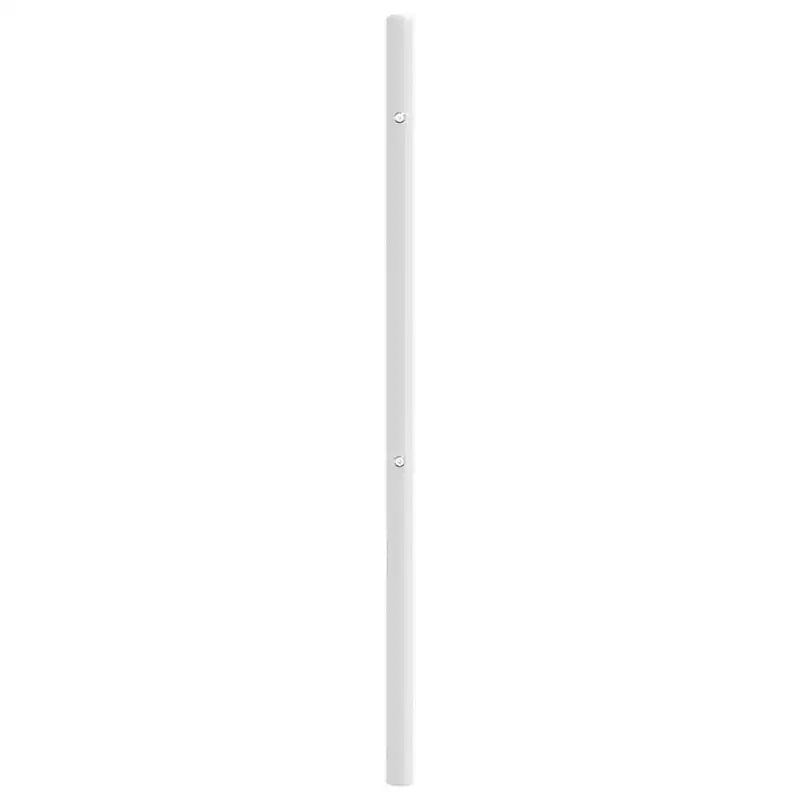 vidaXL 35.4-Inch Metal Headboard for Twin/Twin XL Size Beds, Durable Steel Construction Headboard for Modern Minimalist Bedroom, Easy Assembly, White