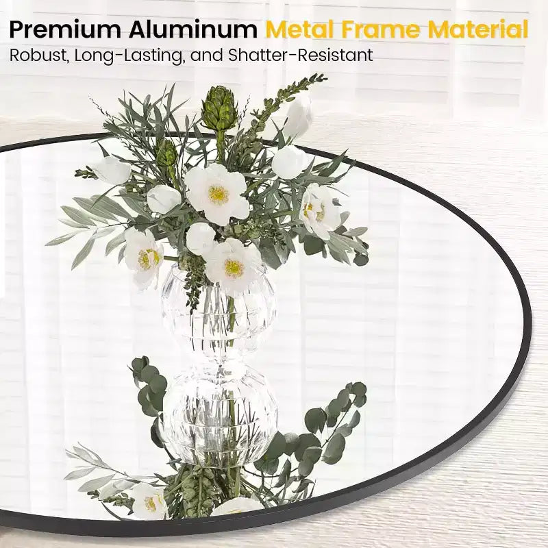 Round Mirror , Circle Wall Mirror for Bathroom and Entryway