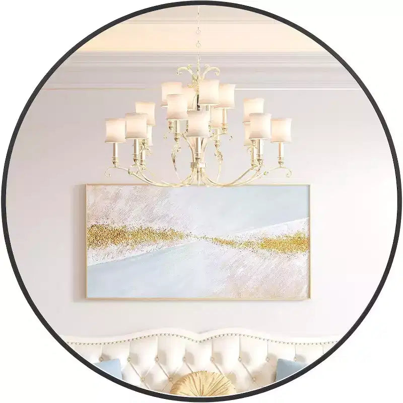 Round Mirror , Circle Wall Mirror for Bathroom and Entryway