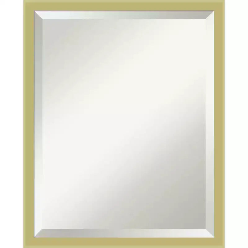 Amanti Art Incline Beveled Wood Framed Bathroom Vanity Wall Mirror