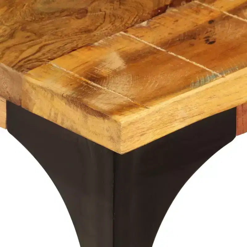 vidaXL Coffee Table Multicolor Solid Reclaimed Wood 39.4x23.6x13.8 in - 23.6 Solid Reclaimed Wood