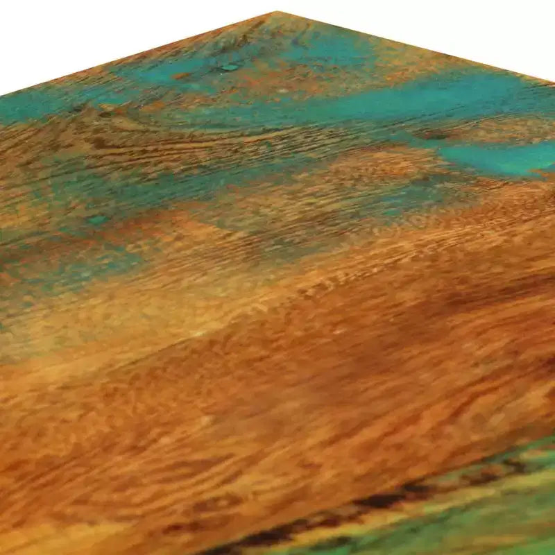 vidaXL Coffee Table Multicolor Solid Reclaimed Wood 39.4x23.6x13.8 in - 23.6 Solid Reclaimed Wood