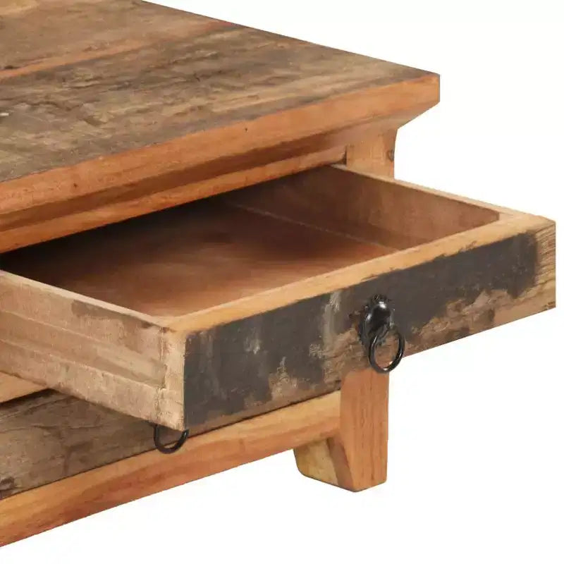 vidaXL Coffee Table Natural wood Solid Reclaimed Wood, Solid Acacia Wood
