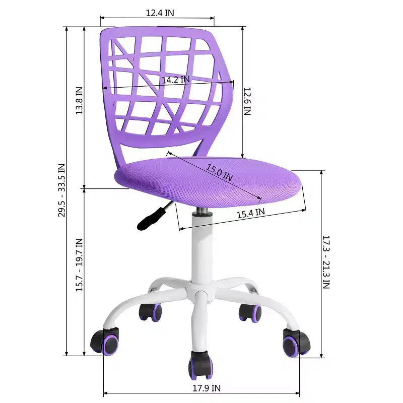 Homy Casa Ergonomic Office Chair with Adjustable Height & PP Backrest