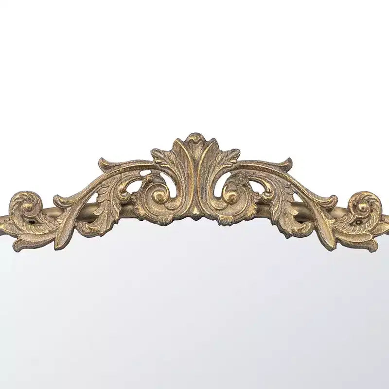 Okak Vintage Mirror with Baroque Inspired Frame, Bathroom Mirror with Exquisite Relief, Vanity Mirror for Living Room, Bathroom
