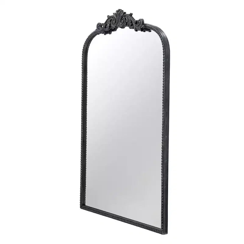 Okak Vintage Mirror with Baroque Inspired Frame, Bathroom Mirror with Exquisite Relief, Vanity Mirror for Living Room, Bathroom