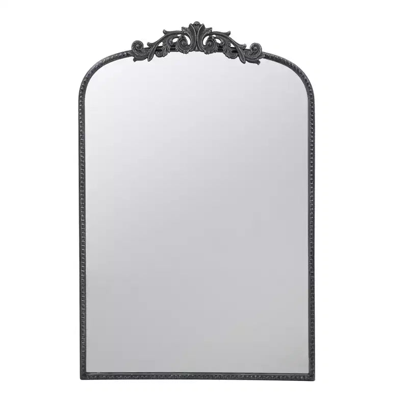 Okak Vintage Mirror with Baroque Inspired Frame, Bathroom Mirror with Exquisite Relief, Vanity Mirror for Living Room, Bathroom