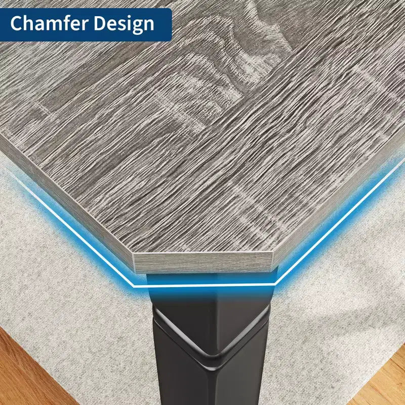 79 Large Industrial Dining Room Table for 6-8 People Rectangular Wood Kitchen Table Modern Farmhouse Dining Table Kitchen Dining Room Table