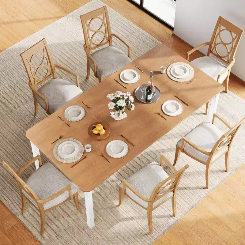 79 Large Industrial Dining Room Table for 6-8 People Rectangular Wood Kitchen Table Modern Farmhouse Dining Table Kitchen Dining Room Table
