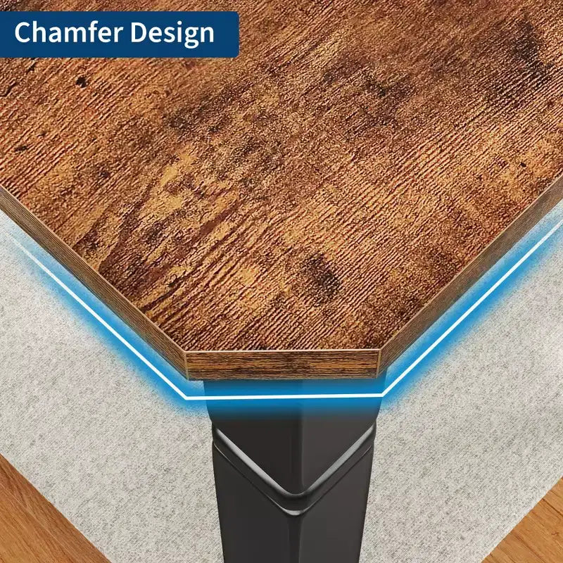 79 Large Industrial Dining Room Table for 6-8 People Rectangular Wood Kitchen Table Modern Farmhouse Dining Table Kitchen Dining Room Table