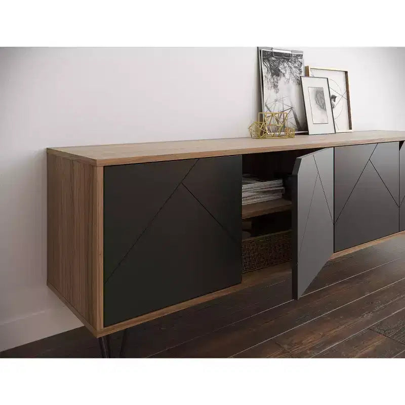 Slim TV Stand for TVs up to 80 - Nexera
