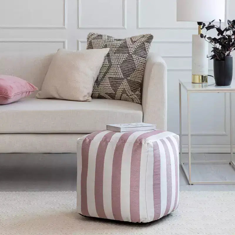 Cape May Indoor/Outdoor Pouf - Anji Mountain