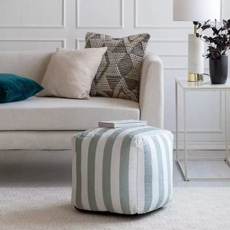 Cape May Indoor/Outdoor Pouf - Anji Mountain