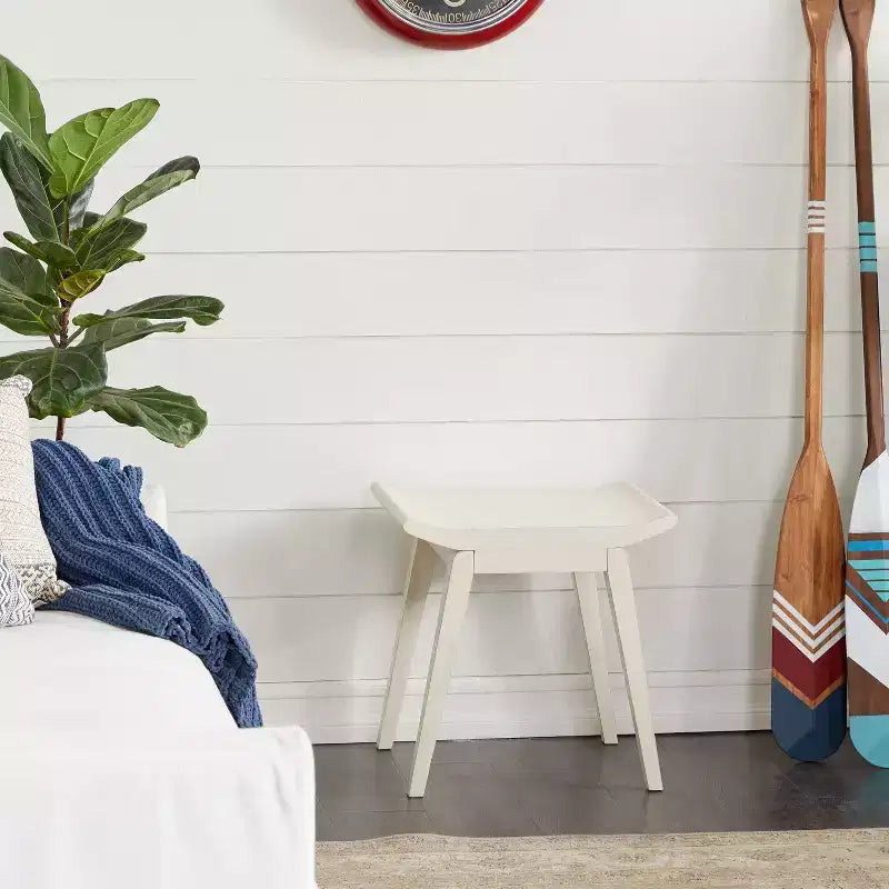 Traditional Wood Stool - Olivia & May